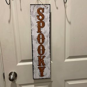 Halloween hanging sign